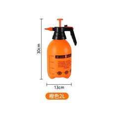 氣壓式噴霧壺 加壓噴瓶 澆水壺 噴霧瓶, 1個, 橙色2L