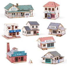 영공방 DIY 목재 조립 모형키트 미니 그때그시절 시리즈 (1EA)
