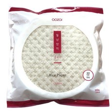 아오자이 베트남 라이스페이퍼 원형 22cm 월남쌈 300g, 1개