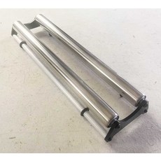 스텐 재단 롤러 필름 시트지 받침대 수탠드 풀링기, 50cm 브라켓 스틸 3롤러