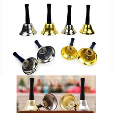 리빙큐브 은종금종 클래식 핸드벨 종소리 손 종 핸드종, 은색 - 65mm, 65mm 은색