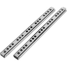 테호스 17mm 폭 좁은형 이단 소프트 클로즈 인출 슬라이드 2개 양방향 접근 지원 볼 베어링식 컴팩트 박스용 정숙 레일 가구, 테호스 17mm 폭 좁은형 이단 소프트 클로즈 인출 슬