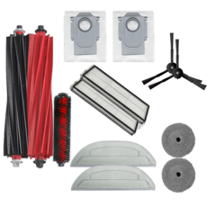 호환상품 로보락 S8 MaxV Ultra 이중마감 물걸레 옆면보강 필터, 1세트, 소모품(13pcs)