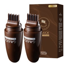 프롱 감쪽 헤어 새치 커버 틴트 스틱 8ml, 브라운, 2개