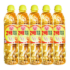 오뚜기 2배 양조식초, 5개, 900ml
