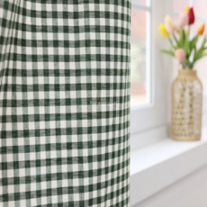 체크원단 30수 순면 선염 대폭 깅엄체크 멜란지 커튼 홈패션 소품인테리어 12컬러 바느질감, 10 카키, 1개