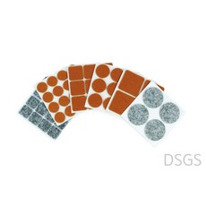 DSGS 소음방지 스티커 의자소음방지스티커, 사각 16P