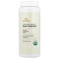 스완슨 유기농 인증 베이비 파우더 라벤더 71g(2.5oz) SWV-11679