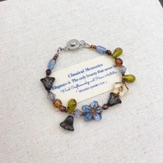 台灣出貨 故事的故事復古樹脂珠花朵手鍊 氣質小衆設計感配飾高級感手飾女手鍊手環 情侶手鍊 韓國手鏈 小紅書手帶