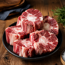한우 냉동 알꼬리 슬라이스 소꼬리 구이용 소꼬리찜 야키니꾸 캠핑, 1개, 250g