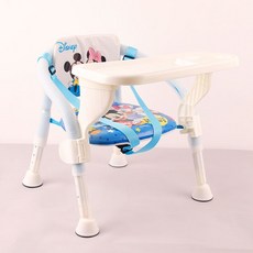 保固無憂 寶寶凳子 兒童靠背椅 幼兒小板凳 嬰兒餐椅 家用高低可調, 大腳出口升降款迪士尼+靠背+餐盤