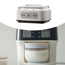 요구르트 메이커 PTC 일정 온도 유지 200ml 유리 용기 쉬운 세척 타이머 가용 LCD