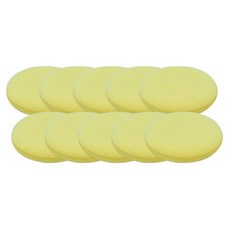 다용도 어플 세차 빵패드 어플리케이터, yellow, 100개