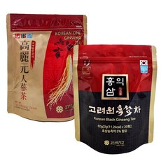 고려원 인삼차20T+흑삼차20T, 2개, 20개입, 3g