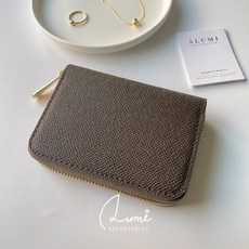 ALUMI 防刮十字紋短夾 卡片零錢包 女生皮夾 質感耐磨