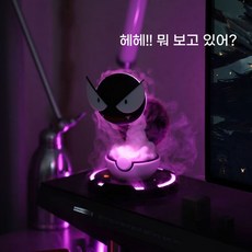 2026 신형 고우스트 가습기 무드등 캐릭터 데스크 테리어 장식 소품 저소음 USB, 귀스 가습기