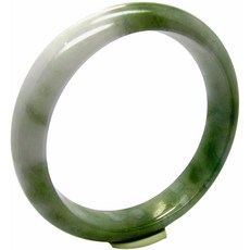 小樂 翡翠手鐲 紫羅蘭 純綠 天然A貨玉鐲 (手圍18.3號 內徑57.5mm V697), 1個