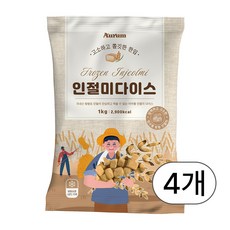 아우름 빙수용 인절미 다이스 1kg, 4개