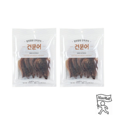 쫀득쫀득 건문어, 2개, 120g