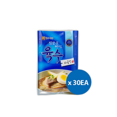 청수 맑은물 냉면육수 사골맛, 300g, 30개