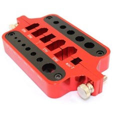 焊接輔助工具 鋁合金萬能焊臺 多功能焊接臺 T插 XT60 XT90焊接臺, 1個, 黑色