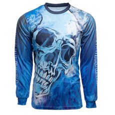 KO Sports Gear –사이클링 BMX 모든 라이딩 스포츠 2023년 출시 날짜 청소년 사이즈 Phoenix. 149664, Large, Blue Flame