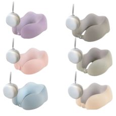 옐로구르미 메모리폼 목베개 여행용 휴대용 목쿠션