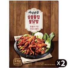 야식만참 숯불튤립불닭발 2Kg, 2개