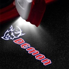 퍼들 경고 표시등 전구 도구 챌린저 데몬 차량 도어 웰컴 라이트용, 1개, 7. 2PCS