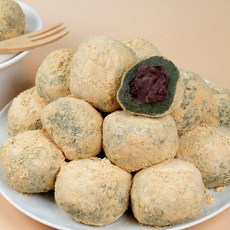 소소락 저당 쑥찹쌀떡 국내산 찹쌀 해풍쑥 개별포장, 1kg, 1박스