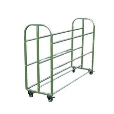 이동식 볼 카트 스테인리스 스틸 공 보관함 정리대 농구 축구 배구, 양측 3층 5번볼 30수납