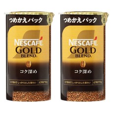 네스카페 골드 블렌드 깊은 풍미 레귤러 솔루블 커피 리필용, 2개, 95g, 1개입