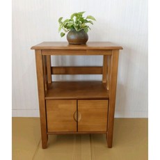 實木置物櫃 財位櫃 邊几 花架 藝品擺飾架 實木邊櫃 多功能收納 簡約設計, 1個