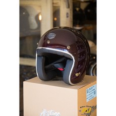 P&J 捷寶 ASTONE 碳纖維 輕量化 復古安全帽 小帽體 復古紅, 1個