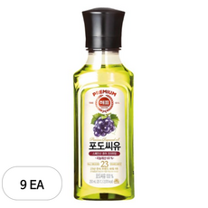 해표 포도씨유, 250ml, 9개