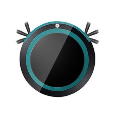 智能三合一掃地機器人 掃吸拖一體 大吸力 家用清潔器, 墨綠