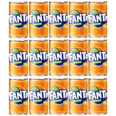 환타 오렌지 190ml 15캔 탄산음료 과즙음료 FANTA ohh129Vr, 1개