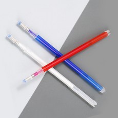 더운열에 지워지는 컬러 열펜 0.5둥근펜촉 옷감재단 재단용초크펜 봉제용열펜, 블루
