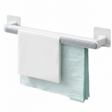 하루테 쓰레기봉투 정리 걸이, 1개, 화이트