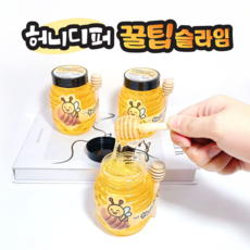 3000 허니 디퍼 꿀팁 슬라임 랜덤1개, 1개, 2g, 투명노랑