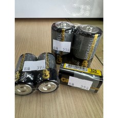 超霸 碳鋅電池 1號2入 2號2入 9V, 1個