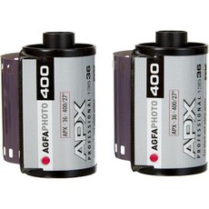 아그파 포토 APX 100 프로 135-36 카메라 필름 10개 묶음, 2개, 400 ASA
