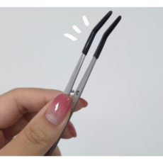 [구내염 방지 커버 핀셋] 컴팩트하게 잡기 좋은 파충류 핀셋