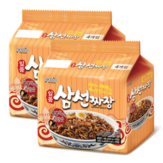 팔도 일품삼선짜장 120gX4 4팩(총 16개), 1개