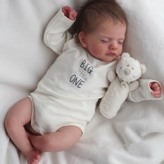 리얼 실리콘 리본돌 아기인형장난감 키덜트 신생아 애착인형 아기 분양 인형, 60cm, 1개, A. 인형과 같음