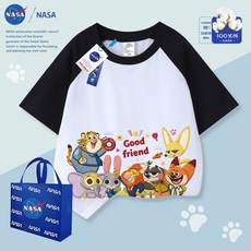 瘋狂動物城男女童T恤中大童上衣