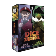 骰權王座第二季 對戰2 戰術家 VS 女獵手 Dice Throne 繁體中文版桌遊