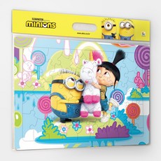 알록퍼즐 미니언즈와 아그네스 유니콘 인형놀이 80피스 판퍼즐 AL80-110, 1개, 1피스