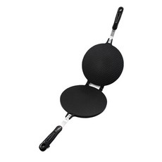 누룽지 에그롤 기계 오징어 간식 구이 22cm 패티 인덕션 양면팬 가정용 만드는 누룽지팬, 플랫미디엄18.5CM+2종세트