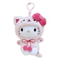 포치포치 산리오 인형 키링 고양이 가방고리 13cm 6종, 헬로키티, 1개